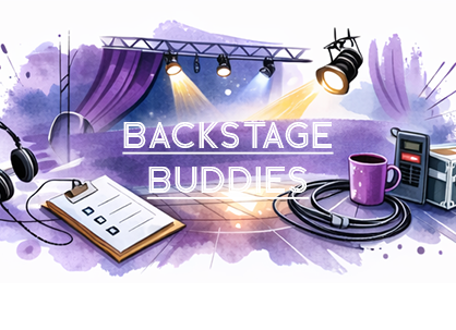 BACKSTAGE BUDDIES 🎭